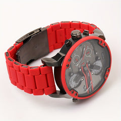 KUERST Large Dial Steel Wrist Watch Gift