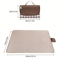 Extra Large Outdoor Picnic Beach Blanket Waterproof Mat for Camping Hiking