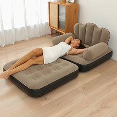 1pc Inflatable Sofa Outdoor Adult Lazy Sofa Five in one Inflatable Bed