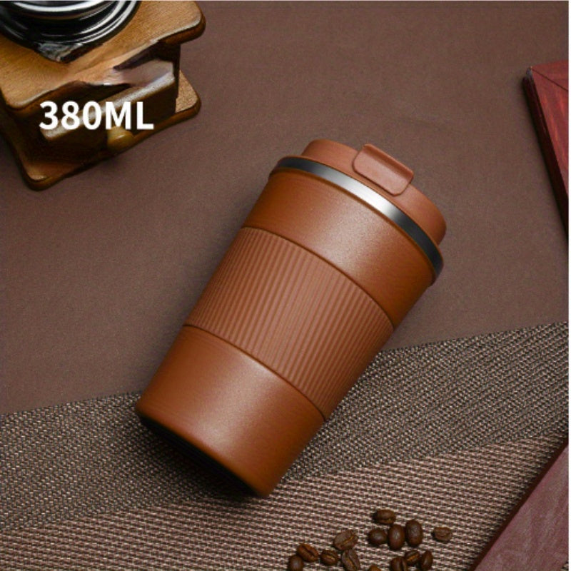 380ml 510ml Double Stainless Steel Thermal Mug Non-slip Car Vacuum Flask