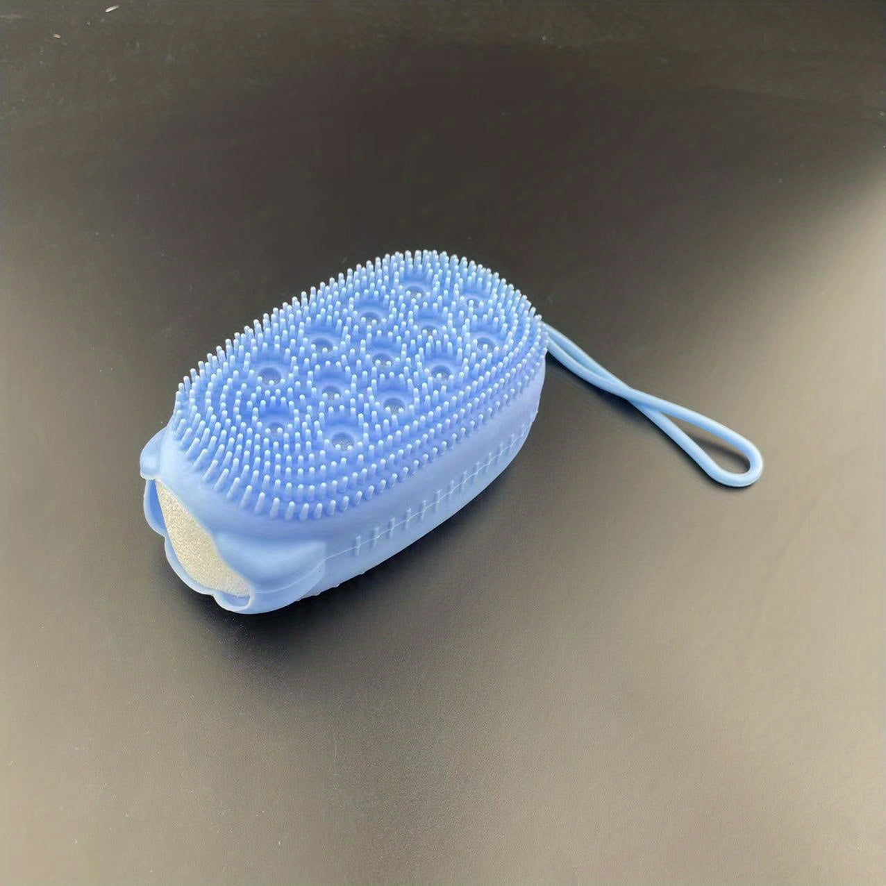 Dual Sided Silicone Bath Brush - Gentle Exfoliation & Skin Cleansing