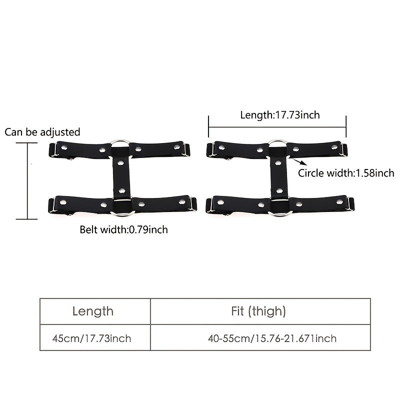 Y2K Style Double Layer Leg Rings