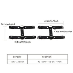 Y2K Style Double Layer Leg Rings