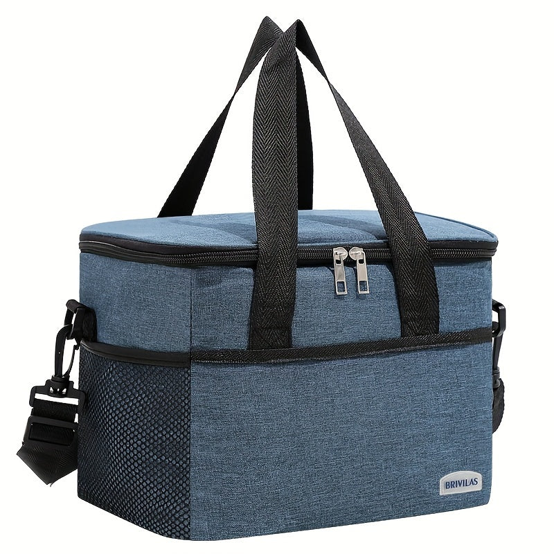 Large Capacity Aluminum Foil Insulation Bag Thickened Lunch Bag