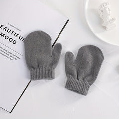 Children's Knitted Gloves Warm Mittens Soft Coldproof Gloves