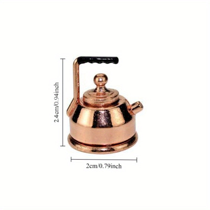 Mini Old Fashioned Hot Water Pot Kettle Toy Kitchenware Accessories