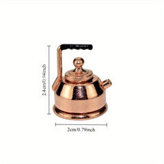Mini Old Fashioned Hot Water Pot Kettle Toy Kitchenware Accessories