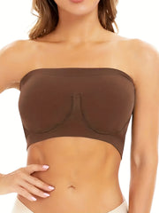 Strapless Bandeau Bra Soft & Comfy Women's Lingerie