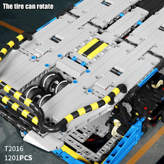 3D Motorcycle Test Stand Building Blocks Set Movie Themed Educational Toy