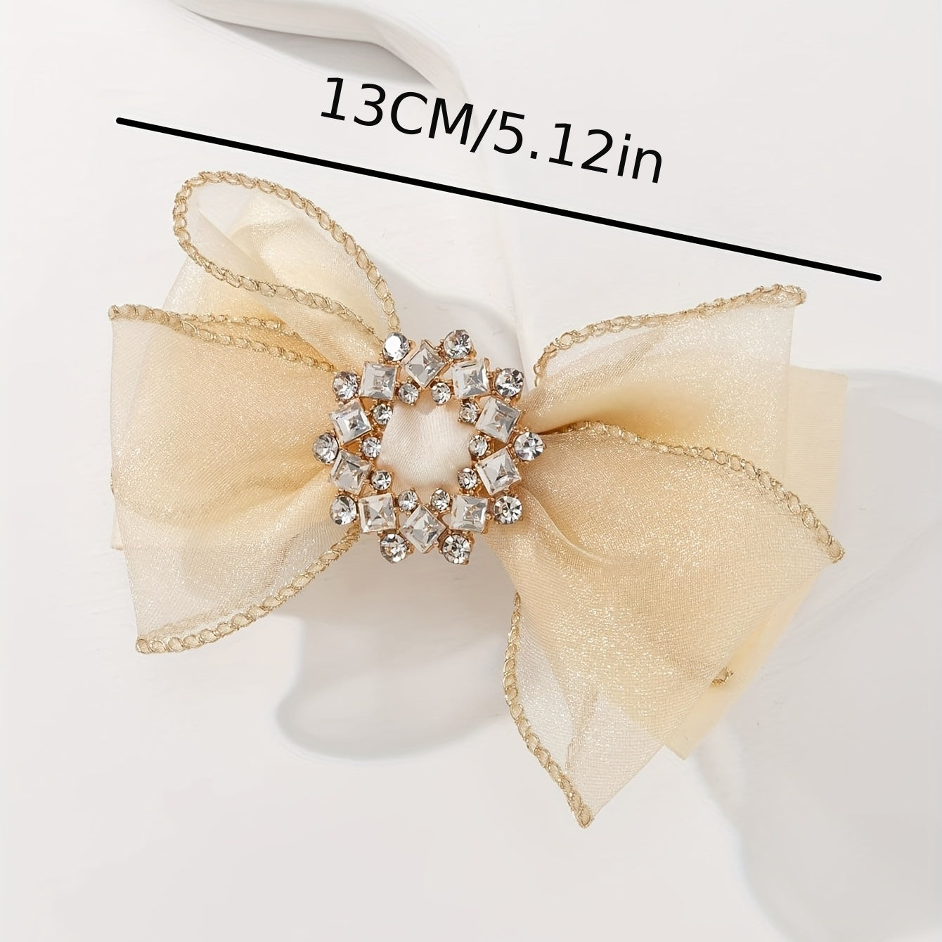 Rhinestone Bowknot Hair Clips Sweet Hair Accessories For Women Girls