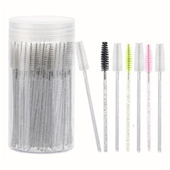 100pcs Crystal Mascara Eyelash Eyebrow Brushes Extensions & Mascara Use