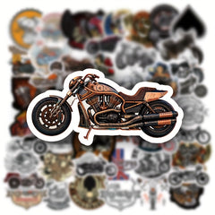 50pcs Motorcycle Graffiti Stickers Helmet Waterproof Stickers