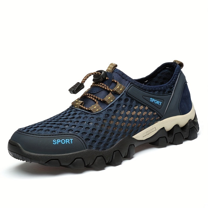 Men's Mesh Hiking Sneakers Non Slip Outdoor Shoes