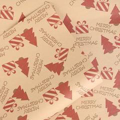50 Merry Christmas Gift Wrapping Paper Christmas Tree Snowman Background