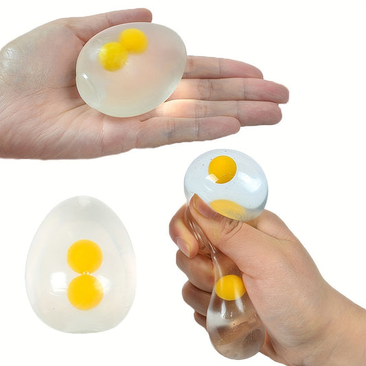 4pcs Double Egg Yolk Sensory Toys for Relaxation - Perfect Easter Chris