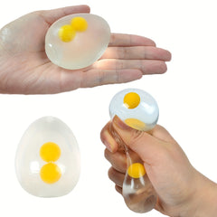 4pcs Double Egg Yolk Sensory Toys for Relaxation - Perfect Easter Chris