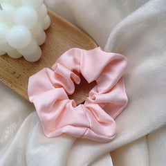 Minimalist Solid Scrunchie Non Slip Hair Tie