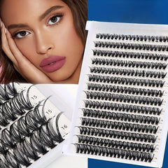 Wispy Soft Natural Look Cluster Lash Mini D Curl Individual Lashes