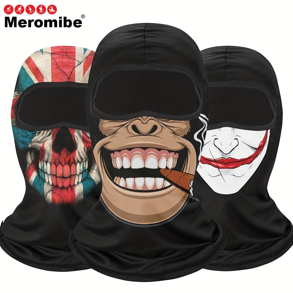 Balaclava Face Mask Clown Ghost Skull Mask Breathable Windproof UV Sun Dust Prot