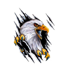 Eagle Car Styling 3D Cartoon Motorcycle Sticker Vinyl Car Body Decoration