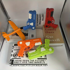 Orange Foam Glider Launcher Toy Catapult - Outdoor Fun