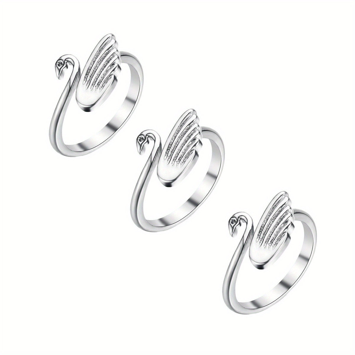 3pcs Adjustable Crochet Loop Hooks Finger Yarn Guide Holder Thimbles