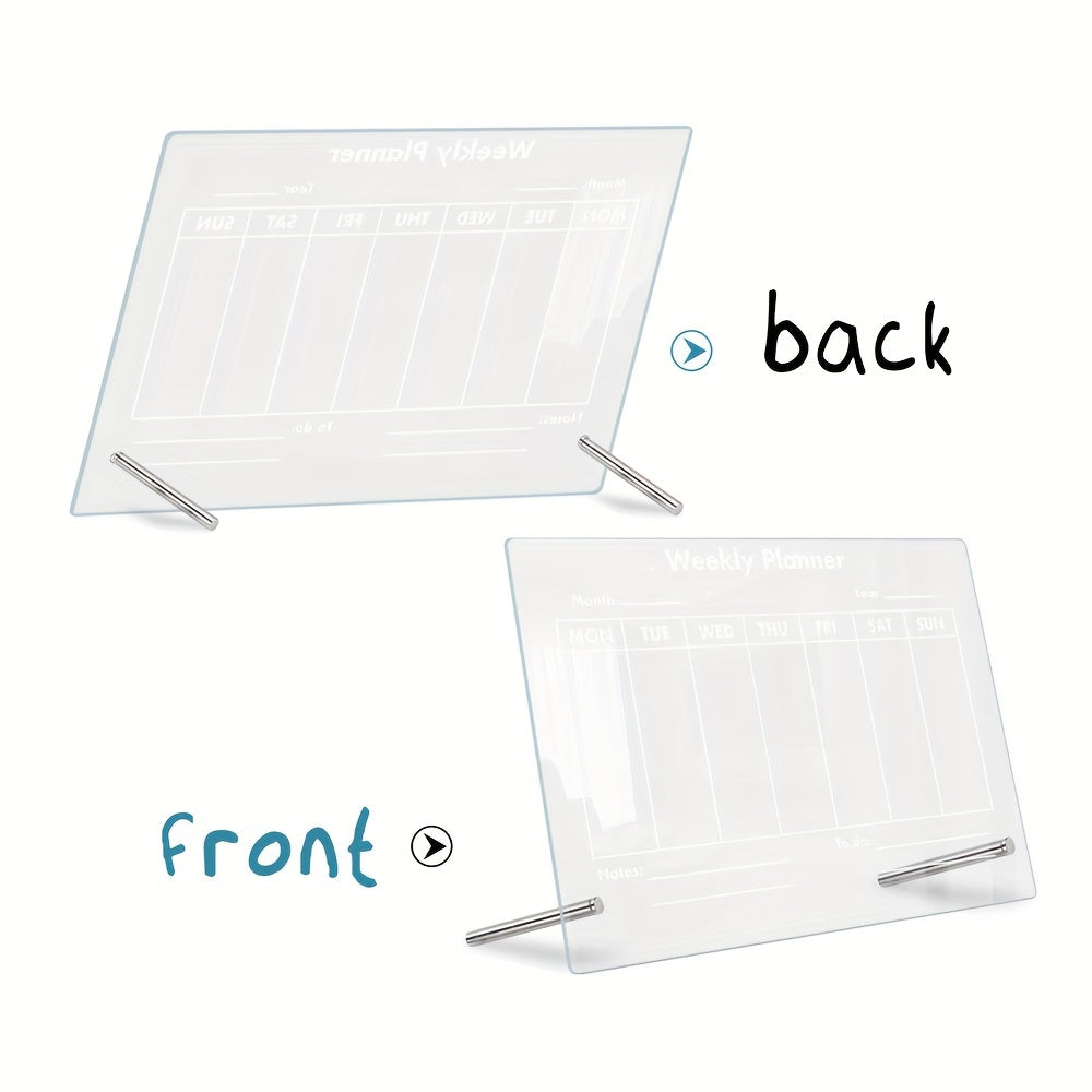 Acrylic Weekly Planner Message Board