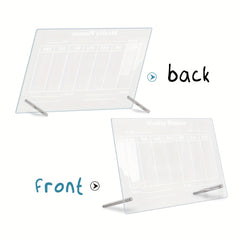 Acrylic Weekly Planner Message Board