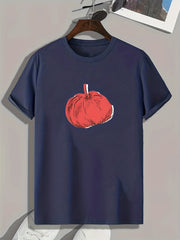 Fruit Pattern Print Sports T-shirt for Men