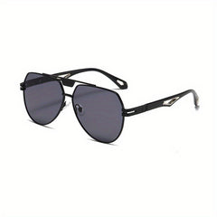 Gradient Double Beam Hollow Sunglasses for Party