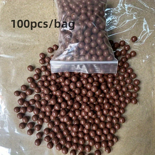 100-300pcs bag Practice Ammo Hard Mud Ball 8-9mm Clay Beads