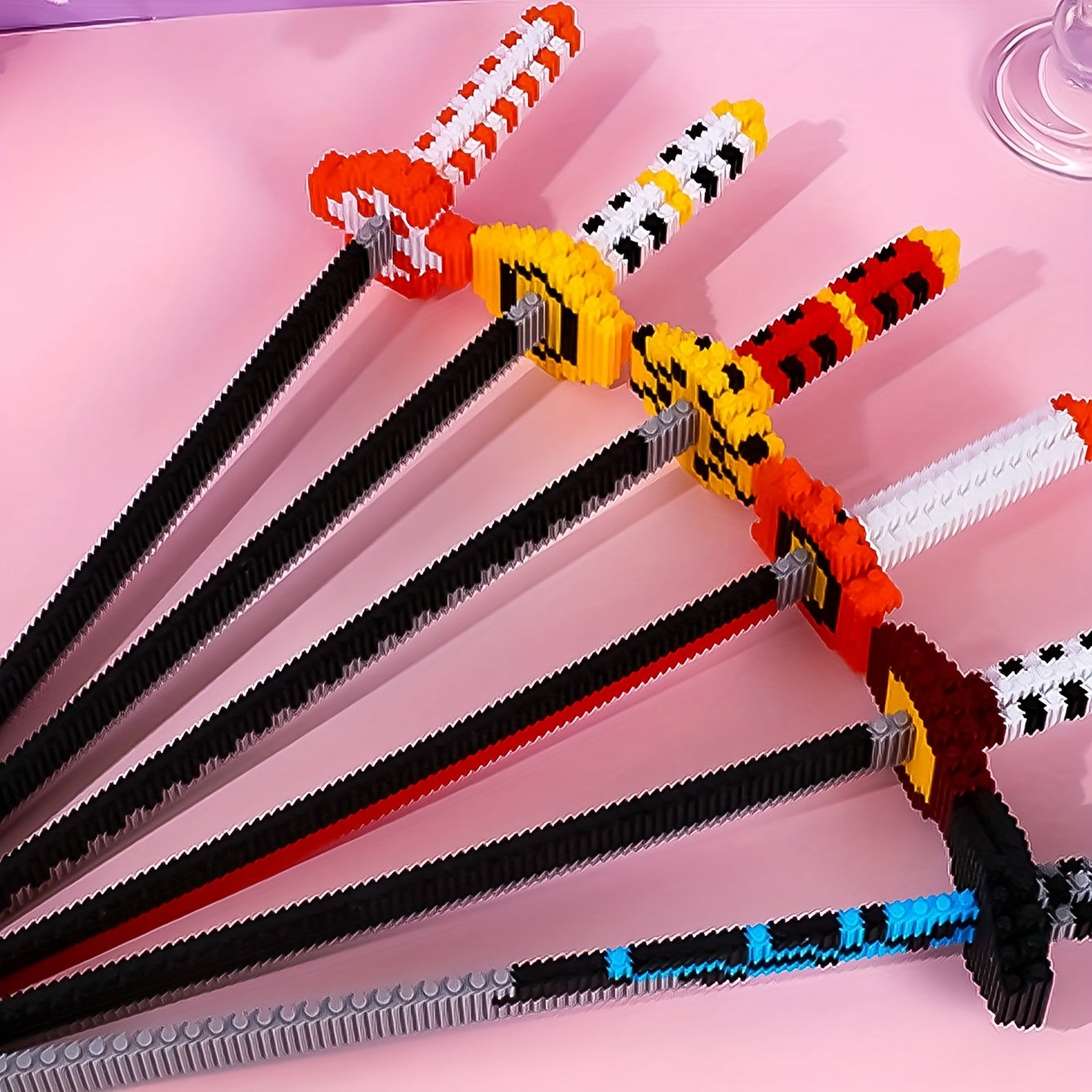 Building Blocks Sheath Sword Holder Model Anime Educational Toys