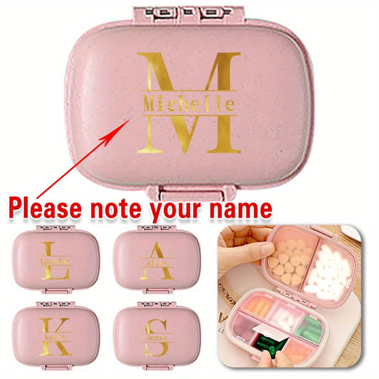 Initial Pill Organizer Moisture Proof Vitamin & Medicine Storage Box