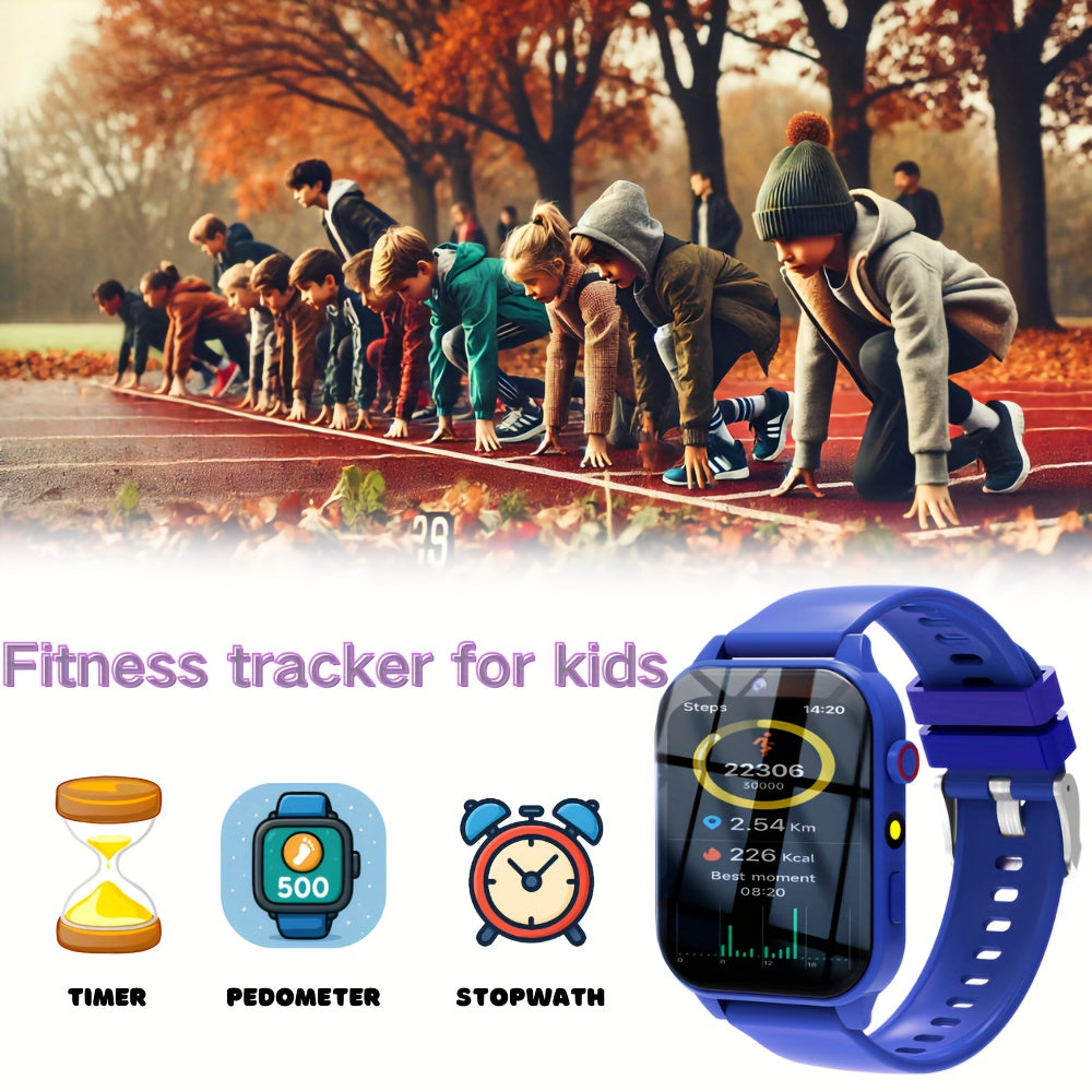 Kids Game Watch with 18 Games Calculator Calendar Camera Video Player