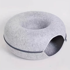 Interactive Cat Tunnel Bed Lightweight & Scratch Resistant Cat Nest