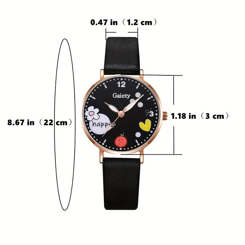 Kids Watch & Daisy Bracelet Set Gift for Girls