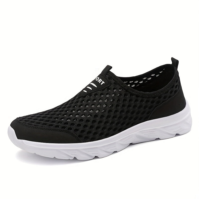 Men's Lightweight Mesh Slip On Shoes For Traveling