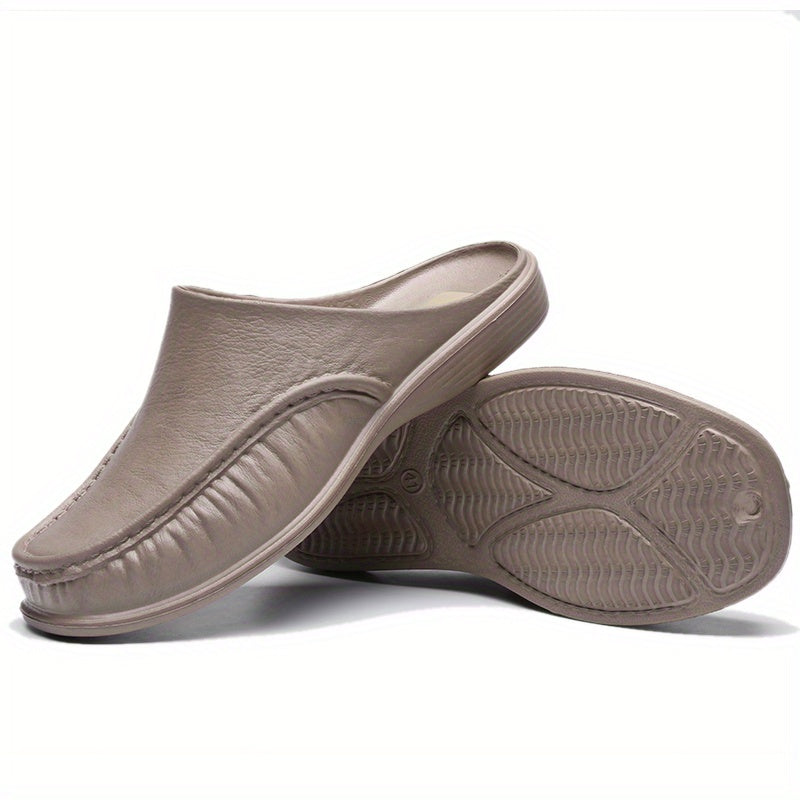 Men's Slip On Platform Sandals Outdoor Beach Shoes