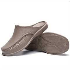 Men's Slip On Platform Sandals Outdoor Beach Shoes