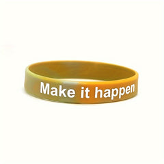 Stylish Motivational Silicone Bracelets Boost Confidence & Style