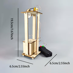 Wooden Elevator Model Kit STEM Science Experiment Hobby Cultivation Material