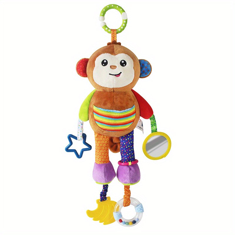 Baby Stroller Pendant Toy Animals Plush Fabric Soothing Kids Toys