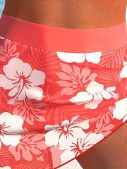  Boho Bikini Set & Floral Cover Up 2-Piece Swimsuit