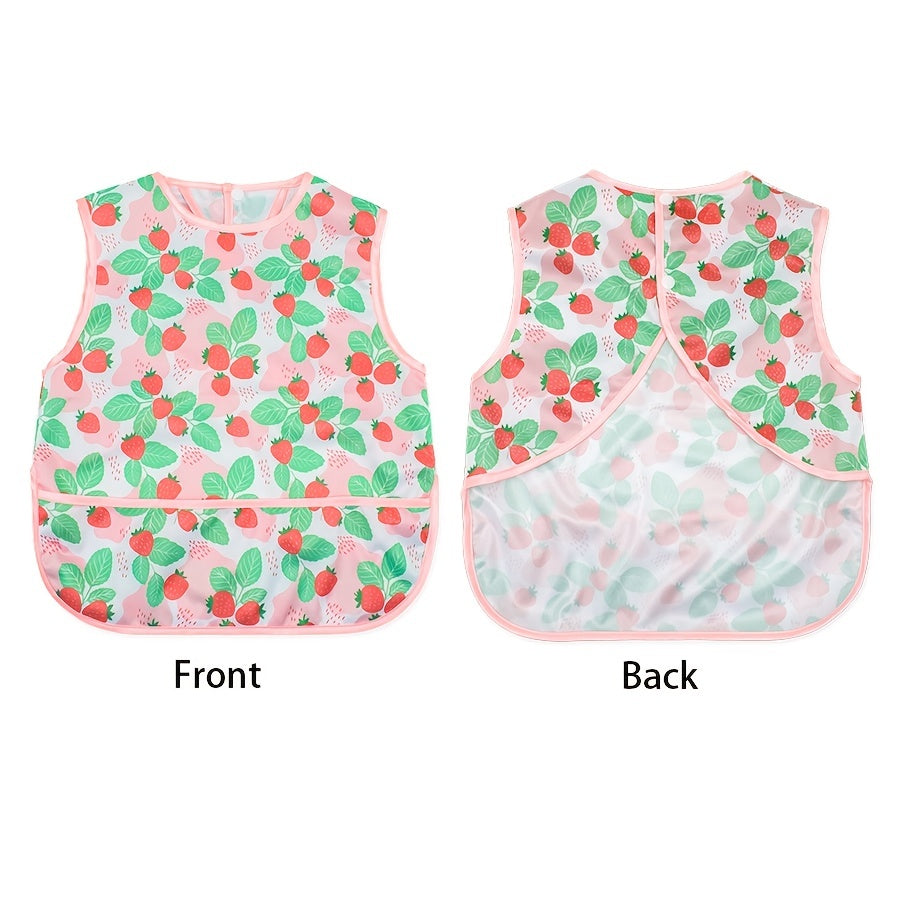 Mumsbest Baby Bib Waterproof Feeding Smock with Food Catcher 6-24 Months