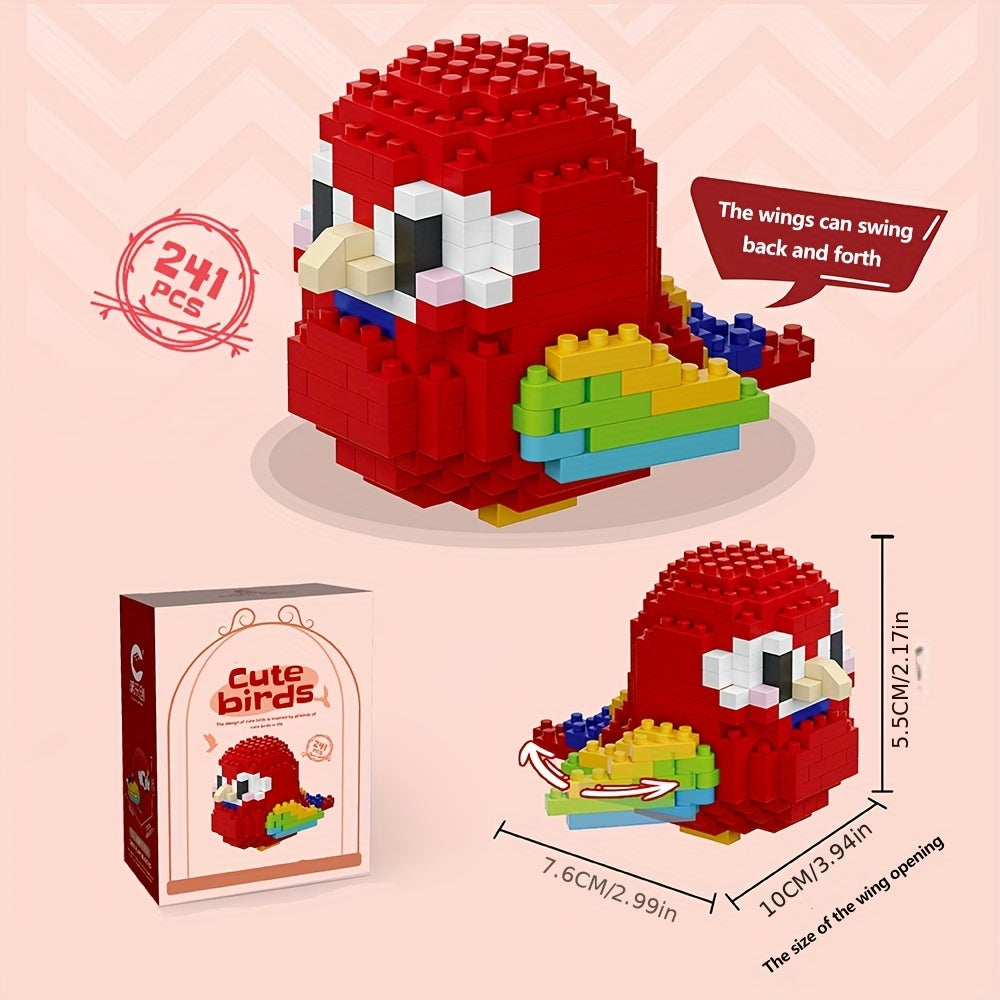 Parrot Series Building Blocks DIY Educational Toys for Kids