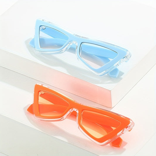 Y2K Cat Eye Sunglasses Gradient Glasses UV400