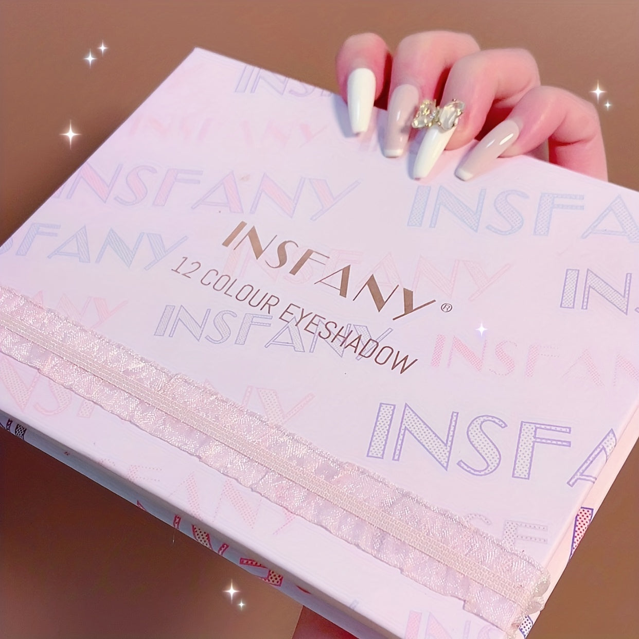 12-Color Highlighter & Eyeshadow Palette, Matte Pearly Finish