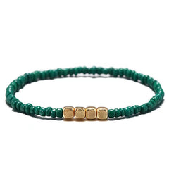 Boho Style Rice Beads Multicolor Bracelet