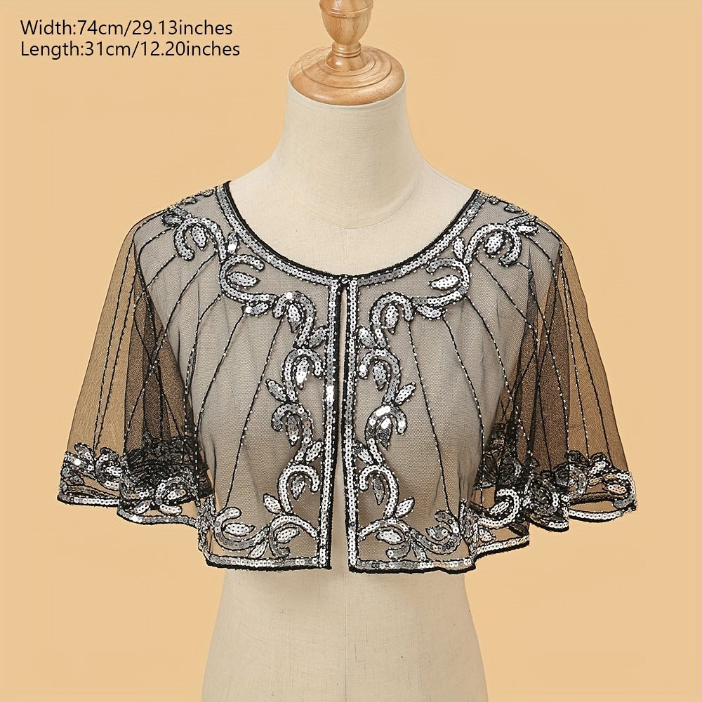 Thin Lace Shawl Striped Short Shawl Wraps Party Evening Dresses Decorative Shawl