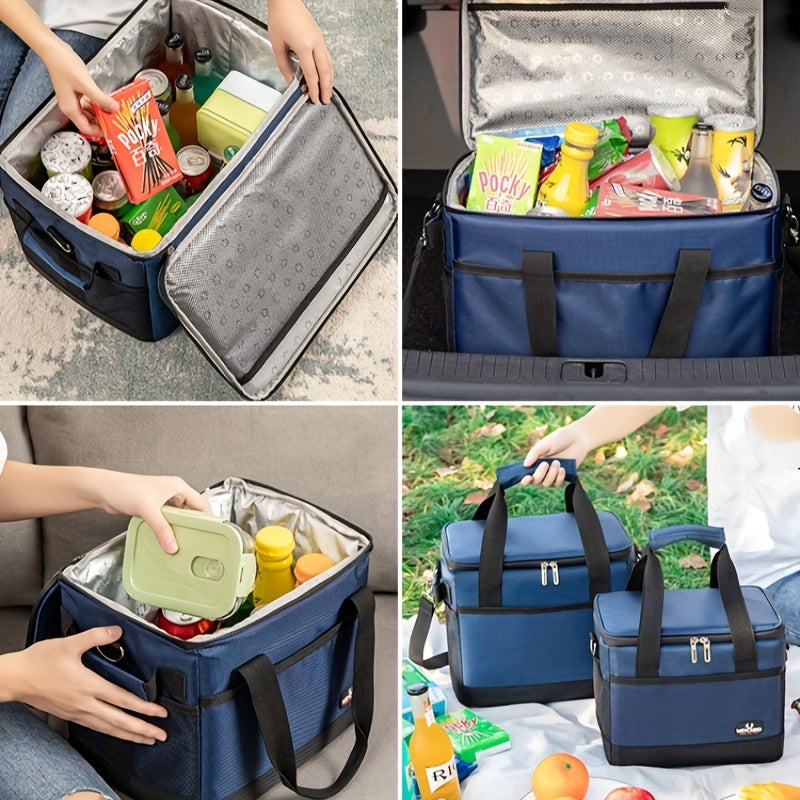 Thermal Insulated Picnic Cooling Case Outdoor Food Carry Bag 35L 68L
